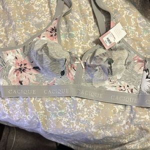 New cotton unlined bra